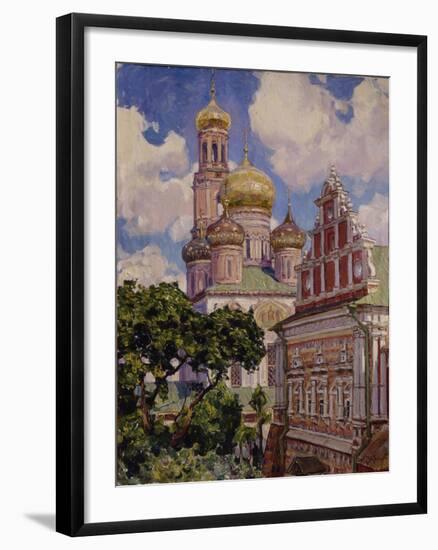 Clouds and Golden Domes, the Simonov Monastery, 1927-Appolinari Mikhaylovich Vasnetsov-Framed Giclee Print