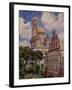 Clouds and Golden Domes, the Simonov Monastery, 1927-Appolinari Mikhaylovich Vasnetsov-Framed Giclee Print