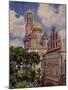 Clouds and Golden Domes, the Simonov Monastery, 1927-Appolinari Mikhaylovich Vasnetsov-Mounted Giclee Print