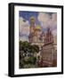 Clouds and Golden Domes, the Simonov Monastery, 1927-Appolinari Mikhaylovich Vasnetsov-Framed Giclee Print