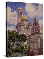 Clouds and Golden Domes, the Simonov Monastery, 1927-Appolinari Mikhaylovich Vasnetsov-Stretched Canvas