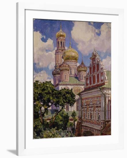 Clouds and Golden Domes, the Simonov Monastery, 1927-Appolinari Mikhaylovich Vasnetsov-Framed Giclee Print