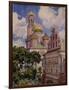 Clouds and Golden Domes, the Simonov Monastery, 1927-Appolinari Mikhaylovich Vasnetsov-Framed Giclee Print