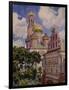 Clouds and Golden Domes, the Simonov Monastery, 1927-Appolinari Mikhaylovich Vasnetsov-Framed Giclee Print