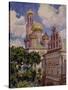 Clouds and Golden Domes, the Simonov Monastery, 1927-Appolinari Mikhaylovich Vasnetsov-Stretched Canvas
