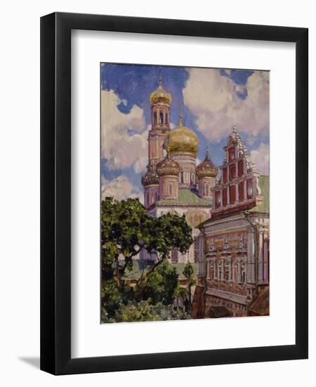 Clouds and Golden Domes, the Simonov Monastery, 1927-Appolinari Mikhaylovich Vasnetsov-Framed Premium Giclee Print