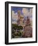 Clouds and Golden Domes, the Simonov Monastery, 1927-Appolinari Mikhaylovich Vasnetsov-Framed Premium Giclee Print