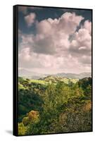 Clouds and Hills Looking East From Oakland Hills, Mount Diablo, Northern California-Vincent James-Framed Stretched Canvas