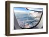 Clouds and Sky as Seen Through Window of an Aircraft-06photo-Framed Photographic Print