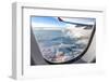 Clouds and Sky as Seen Through Window of an Aircraft-06photo-Framed Photographic Print