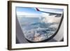Clouds and Sky as Seen Through Window of an Aircraft-06photo-Framed Photographic Print