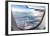 Clouds and Sky as Seen Through Window of an Aircraft-06photo-Framed Photographic Print