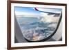 Clouds and Sky as Seen Through Window of an Aircraft-06photo-Framed Photographic Print