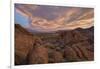 Clouds at Dawn over the Rock Formations, Alabama Hills, Inyo National Forest-James Hager-Framed Photographic Print