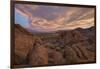 Clouds at Dawn over the Rock Formations, Alabama Hills, Inyo National Forest-James Hager-Framed Photographic Print