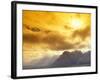 Clouds at Red Rock Canyon National Conservation Area, near Las Vegas, Nevada, USA-Brent Bergherm-Framed Photographic Print