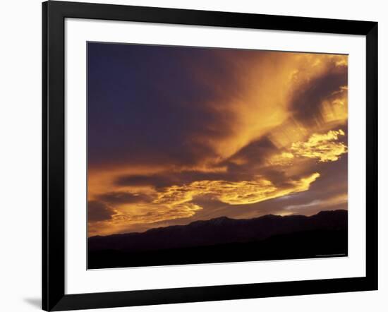 Clouds at Sunset from Artists Drive, Death Valley National Park, California, USA-Jamie & Judy Wild-Framed Photographic Print