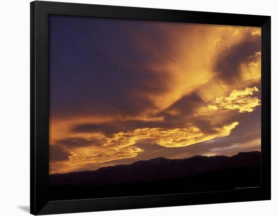 Clouds at Sunset from Artists Drive, Death Valley National Park, California, USA-Jamie & Judy Wild-Framed Photographic Print