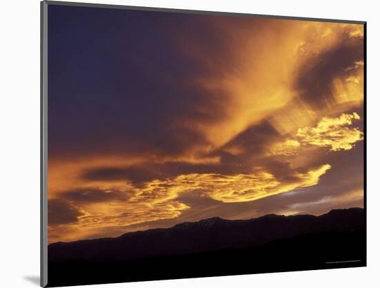 Clouds at Sunset from Artists Drive, Death Valley National Park, California, USA-Jamie & Judy Wild-Mounted Photographic Print