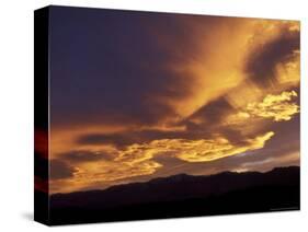 Clouds at Sunset from Artists Drive, Death Valley National Park, California, USA-Jamie & Judy Wild-Stretched Canvas