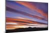 Clouds at sunset over the Canadian Rocky Mountains.-Mike Grandmaison-Mounted Photographic Print