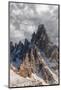 Clouds at sunset over the majestic rocks of Monte Paterno (Paternkofel), Sesto Dolomites-Roberto Moiola-Mounted Photographic Print