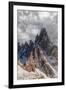 Clouds at sunset over the majestic rocks of Monte Paterno (Paternkofel), Sesto Dolomites-Roberto Moiola-Framed Photographic Print