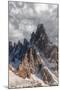 Clouds at sunset over the majestic rocks of Monte Paterno (Paternkofel), Sesto Dolomites-Roberto Moiola-Mounted Photographic Print