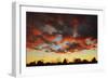 Clouds at sunset, Winnipeg, Manitoba, Canada.-Mike Grandmaison-Framed Photographic Print