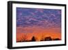 Clouds at sunset, Winnipeg, Manitoba, Canada.-Mike Grandmaison-Framed Photographic Print