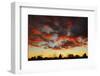 Clouds at sunset, Winnipeg, Manitoba, Canada.-Mike Grandmaison-Framed Photographic Print