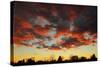 Clouds at sunset.-Mike Grandmaison-Stretched Canvas