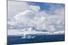 Clouds Build over Snow-Capped Mountains in Dallmann Bay, Antarctica, Polar Regions-Michael Nolan-Mounted Photographic Print