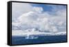 Clouds Build over Snow-Capped Mountains in Dallmann Bay, Antarctica, Polar Regions-Michael Nolan-Framed Stretched Canvas