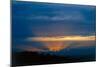 Clouds: Cumulo-Stratus Clouds and Rays of Twilight at Dusk-null-Mounted Giclee Print