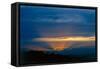 Clouds: Cumulo-Stratus Clouds and Rays of Twilight at Dusk-null-Framed Stretched Canvas