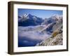 Clouds Fill the Valley of Llobegat in Cadi Moixero Natural Park. Catalonia, Pyrenees, Spain-Inaki Relanzon-Framed Photographic Print