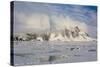 Clouds Forming over Snow-Capped Mountains in Penola Strait, Antarctica, Polar Regions-Michael Nolan-Stretched Canvas