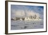 Clouds Forming over Snow-Capped Mountains in Penola Strait, Antarctica, Polar Regions-Michael Nolan-Framed Photographic Print