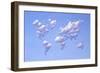 Clouds Forming the Shape of Earth's Continents-null-Framed Premium Giclee Print