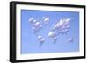 Clouds Forming the Shape of Earth's Continents-null-Framed Premium Giclee Print