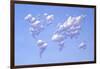 Clouds Forming the Shape of Earth's Continents-null-Framed Art Print