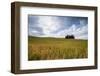 Clouds frame the gentle green hills of Val d'Orcia, UNESCO World Heritage Site, Province of Siena, -Roberto Moiola-Framed Photographic Print