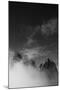 Clouds hang between the mountains of the Dolomites-Jean Schwarz-Mounted Photographic Print