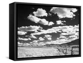 Clouds Hanging in Sky over Grassy Plain-Fritz Goro-Framed Stretched Canvas