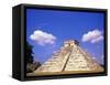 Clouds Hanging Over Pyramid of Kukulcan-Michele Westmorland-Framed Stretched Canvas