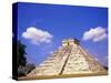 Clouds Hanging Over Pyramid of Kukulcan-Michele Westmorland-Stretched Canvas