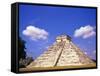 Clouds Hanging Over Pyramid of Kukulcan-Michele Westmorland-Framed Stretched Canvas