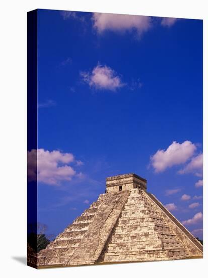 Clouds Hanging Over Pyramid of Kukulcan-Michele Westmorland-Stretched Canvas