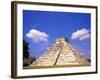 Clouds Hanging Over Pyramid of Kukulcan-Michele Westmorland-Framed Photographic Print